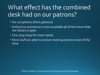 On the Same Page: Combining Service Desks for a Single Point of Contact