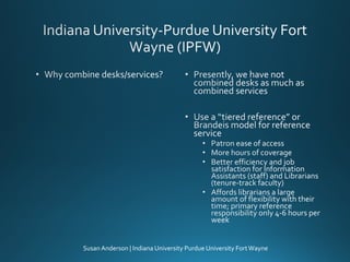 On the Same Page: Combining Service Desks for a Single Point of Contact