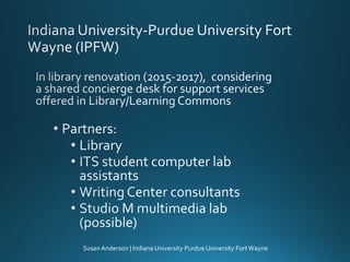 On the Same Page: Combining Service Desks for a Single Point of Contact