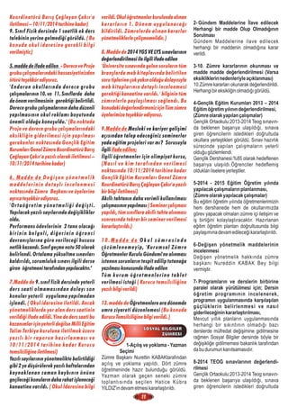 11. ZÜMRE 2014   2015