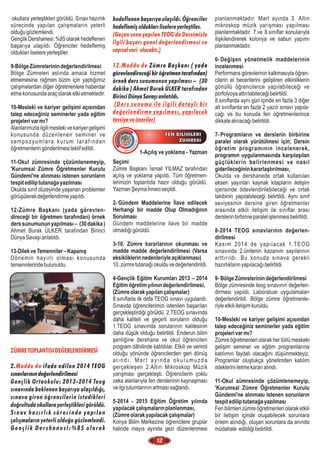 11. ZÜMRE 2014   2015