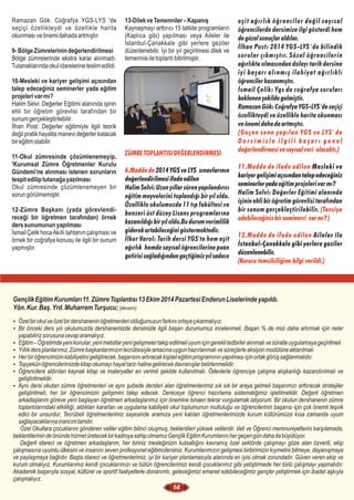 11. ZÜMRE 2014   2015