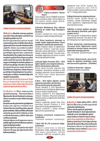 11. ZÜMRE 2014   2015