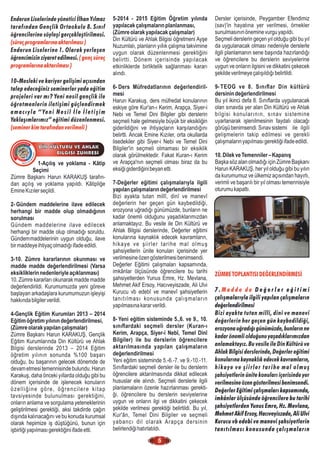 11. ZÜMRE 2014   2015