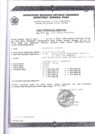 11. kelengkapan perusahaan