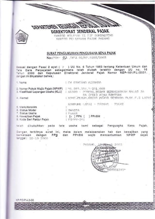 11. kelengkapan perusahaan