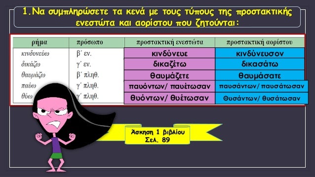 1.ÎÎ± ÏƒÏ…Î¼Ï€Î»Î·ÏÏŽÏƒÎµÏ„Îµ Ï„Î± ÎºÎµÎ½Î¬ Î¼Îµ Ï„Î¿Ï…Ï‚ Ï„ÏÏ€Î¿Ï…Ï‚ Ï„Î·Ï‚ Ï€ÏÎ¿ÏƒÏ„Î±ÎºÏ„Î¹ÎºÎ®Ï‚
ÎµÎ½ÎµÏƒÏ„ÏŽÏ„Î± ÎºÎ±Î¹ Î±Î¿ÏÎ¯ÏƒÏ„Î¿Ï… Ï€Î¿Ï… Î¶Î·Ï„Î¿ÏÎ½Ï„Î±Î¹:
ÎºÎ¹Î½Î´ÏÎ½ÎµÏ…Îµ ÎºÎ¹Î½Î´ÏÎ½ÎµÏ…ÏƒÎ¿Î½
Î´Î¹ÎºÎ±Î¶...