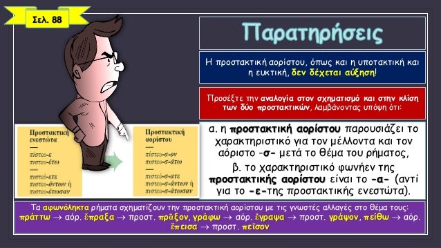 Î— Ï€ÏÎ¿ÏƒÏ„Î±ÎºÏ„Î¹ÎºÎ® Î±Î¿ÏÎ¯ÏƒÏ„Î¿Ï…, ÏŒÏ€Ï‰Ï‚ ÎºÎ±Î¹ Î· Ï…Ï€Î¿Ï„Î±ÎºÏ„Î¹ÎºÎ® ÎºÎ±Î¹
Î· ÎµÏ…ÎºÏ„Î¹ÎºÎ®, Î´ÎµÎ½ Î´Î­Ï‡ÎµÏ„Î±Î¹ Î±ÏÎ¾Î·ÏƒÎ·!
Î ÏÎ¿ÏƒÎ­Î¾Ï„Îµ Ï„Î·Î½ Î±Î½Î±Î»Î¿Î³Î¯Î± ÏƒÏ„Î¿Î½ ÏƒÏ‡Î·Î¼Î±Ï„Î¹ÏƒÎ¼ÏŒ ÎºÎ±Î¹...