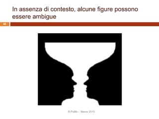 In assenza di contesto, alcune figure possono
essere ambigue
R.Polillo - Marzo 2015
48
 