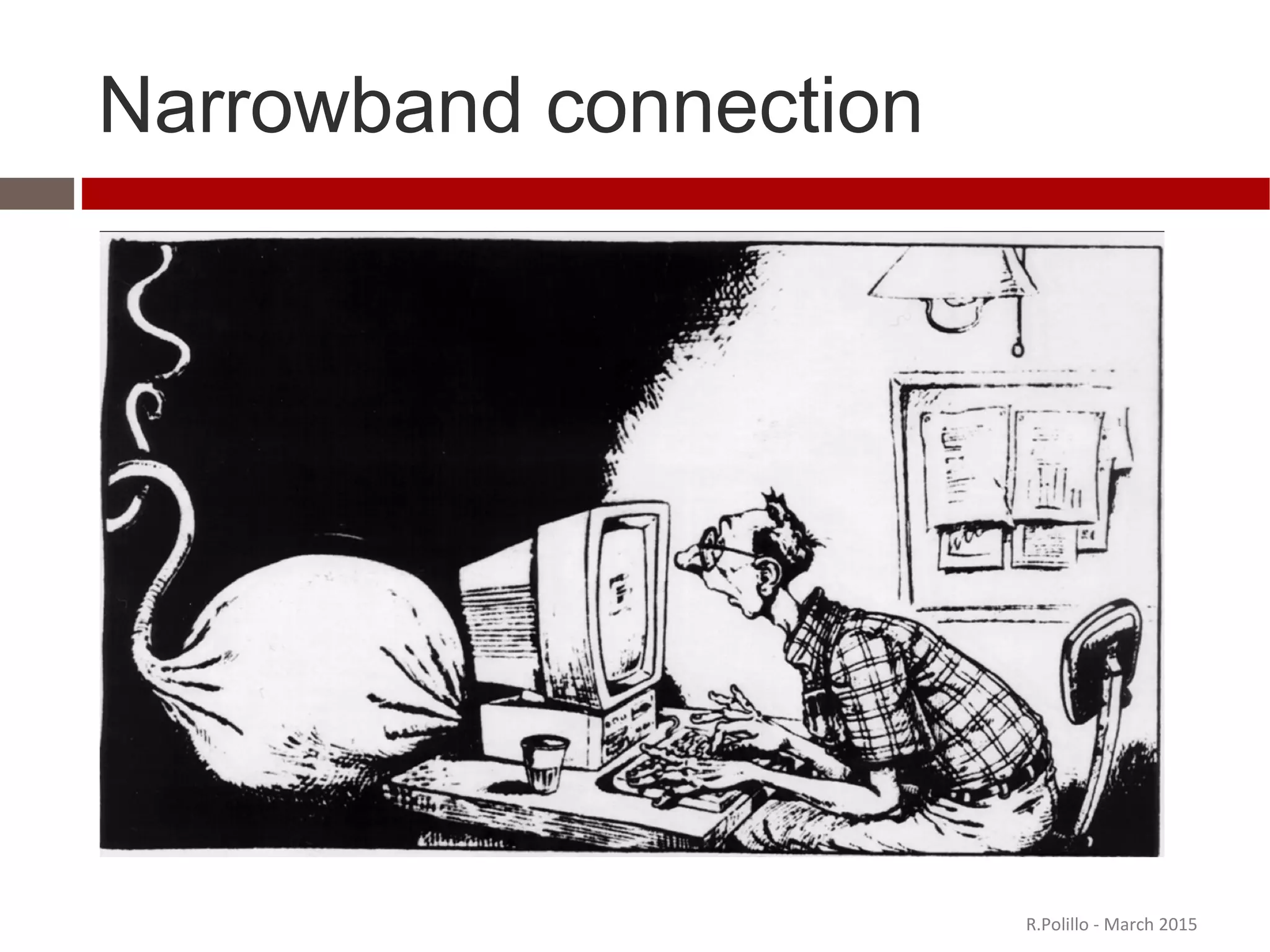 Narrowband connection
R.Polillo - March 2015
 