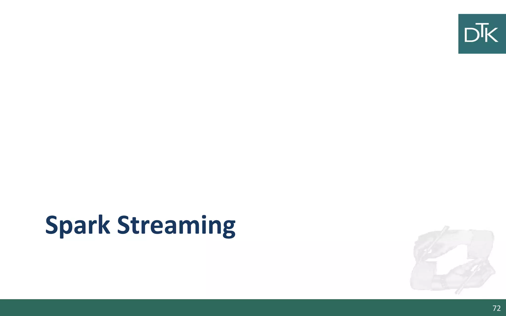 Spark Streaming
72
 