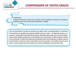 RUTAS DEL
APRENDIZAJE
 