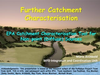 11. Further Catchment Characterisation | PDF