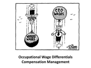 Occupational Wage Differentials
Compensation Management
 