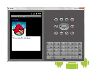 11.1 Android with HTML