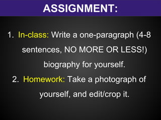 Assignment | PPT