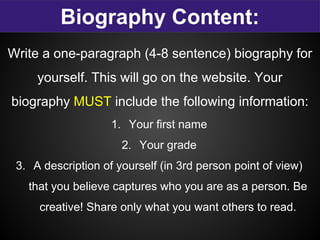 Assignment | PPT