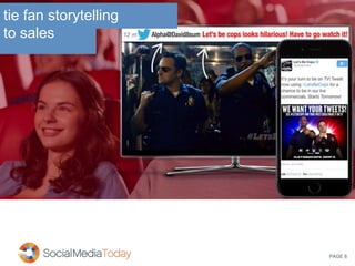 PAGE 8
tie fan storytelling
to sales
 