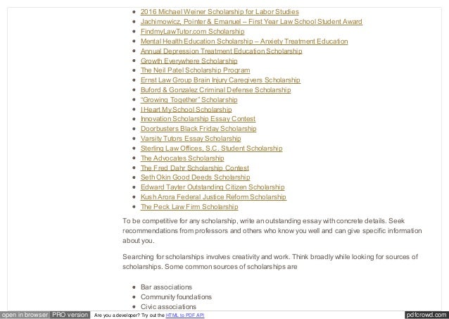 law scholarship essay Ankin law is proud to offer an annual $1,500 college scholarship the winner must submit an essay on the given topic all applications must be. law scholarship essay Ankin law is proud to offer an annual $1,500 college scholarship the winner must submit an essay on the given topic all applications must be.