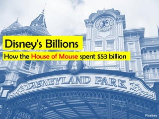 Disney's Billions
How the House of Mouse spent $53 billion
 