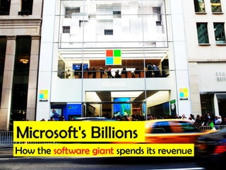 Microsoft's Billions
How the software giant spends its revenue
 