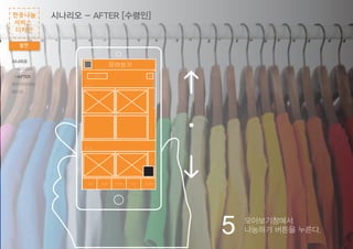 기부자
프리마켓게시판 진행 상태 가격표 마이 페이지
카테고리
상의 - 셔츠
하의 - 여성
검색
모아보기
5 모아보기창에서
나눔하기 버튼을 누른다.
시나리오 - AFTER [수령인]
발전
헌옷나눔
서비스
디자인
시나리오
-BEFORE
-AFTER
와이어프레임
패키지
 