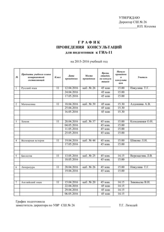 График Консультаций Гиа 11.Docx