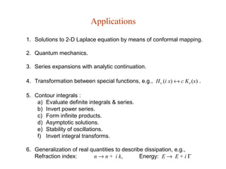 complex variable PPT ( SEM 2 / CH -2 / GTU) | PPT
