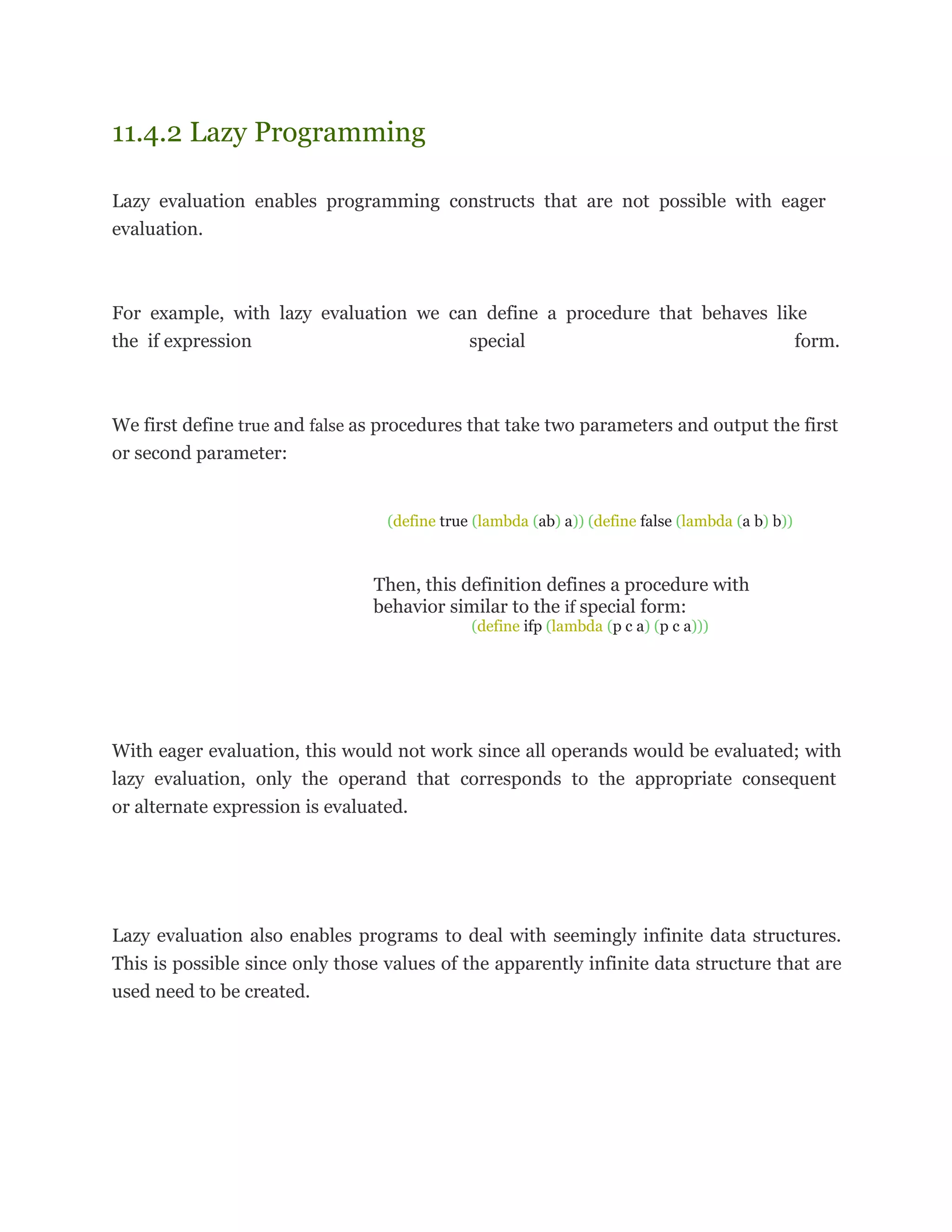lazy evaluation | PPT