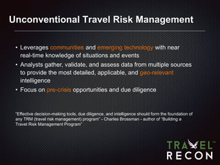 TTC16: Toby Houchens - Unconventional Travel Risk Management 