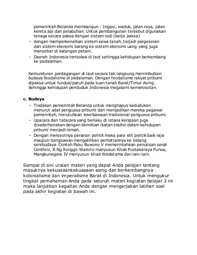 11 Akibat Perluasan Kolonialisme Dan Imperialisme Di Indonesia 11 Akibat Perluasan Kolonialisme Dan Imperialisme Di Indonesia