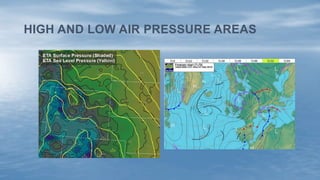 HIGH AND LOW AIR PRESSURE AREAS
 