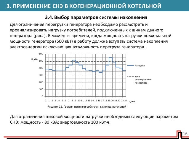 Допустимые перегрузки генераторов