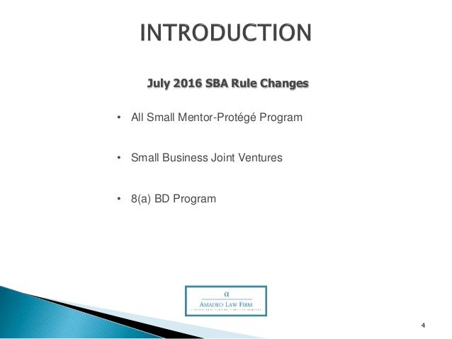 sba mentor protege sba mentor protege