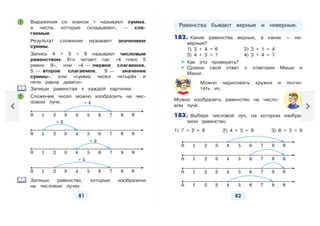1 класс математика истомина 1 часть