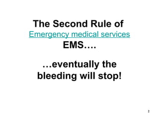 Bleeding and Shock. Emergency Medial Services | PPT