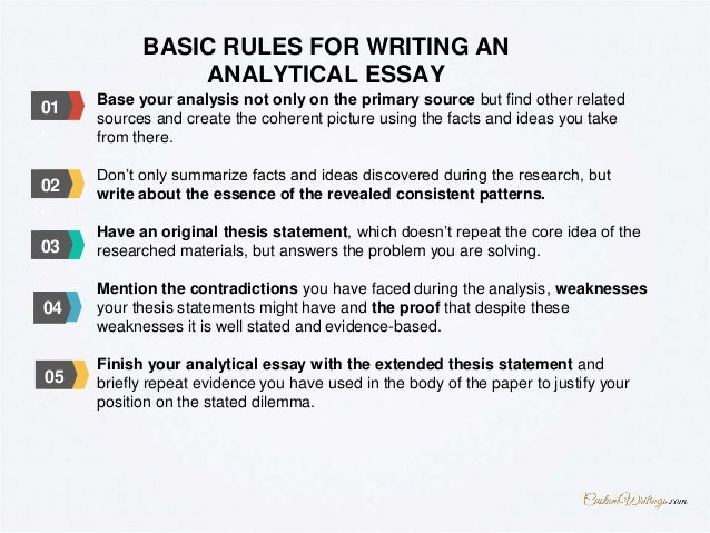 guide to writing an analytical essay