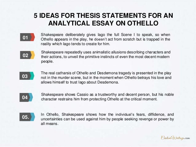 Essays on othello