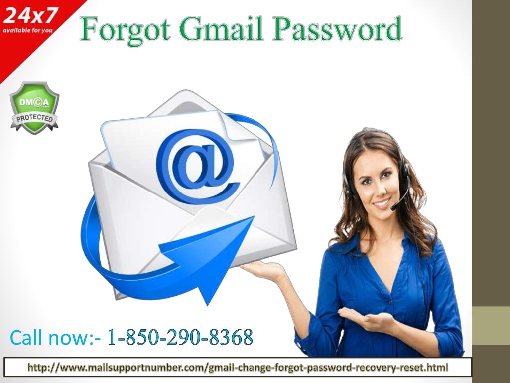Forgot Gmail Password 1 850 290 8368 Solution For Forgotten Password