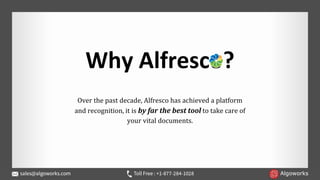 Haven’t Switched To ECM Yet? Think About Alfresco!