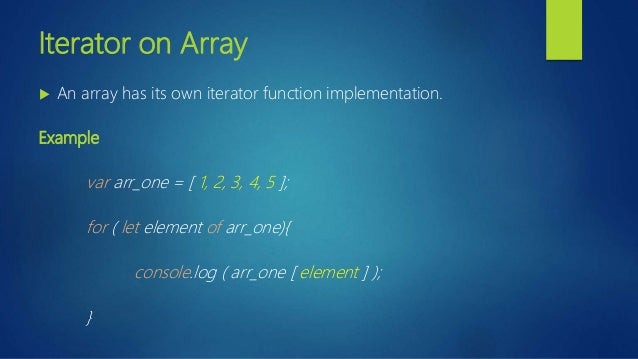 21 Javascript Iterator To Array