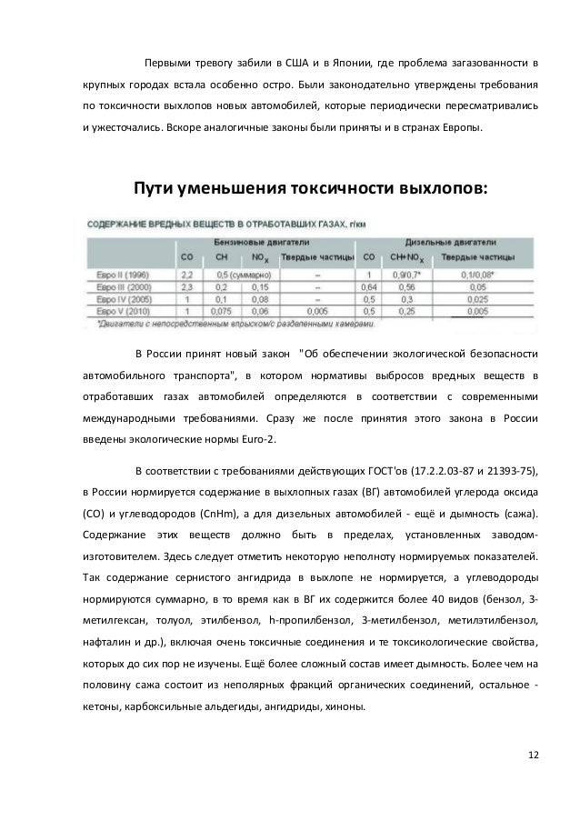 Про автомобили реферат