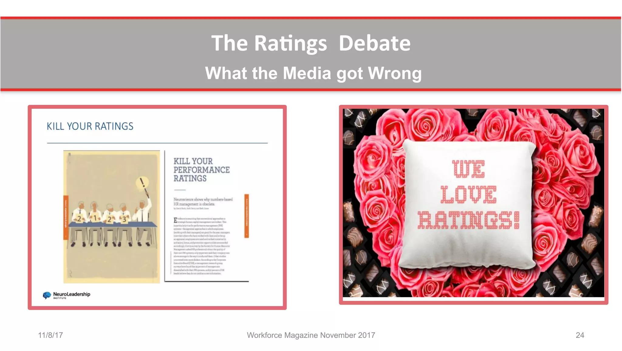The	
  Ra0ngs	
  	
  Debate	
  	
  
What the Media got Wrong	
  
11/8/17 Workforce Magazine November 2017 24
 