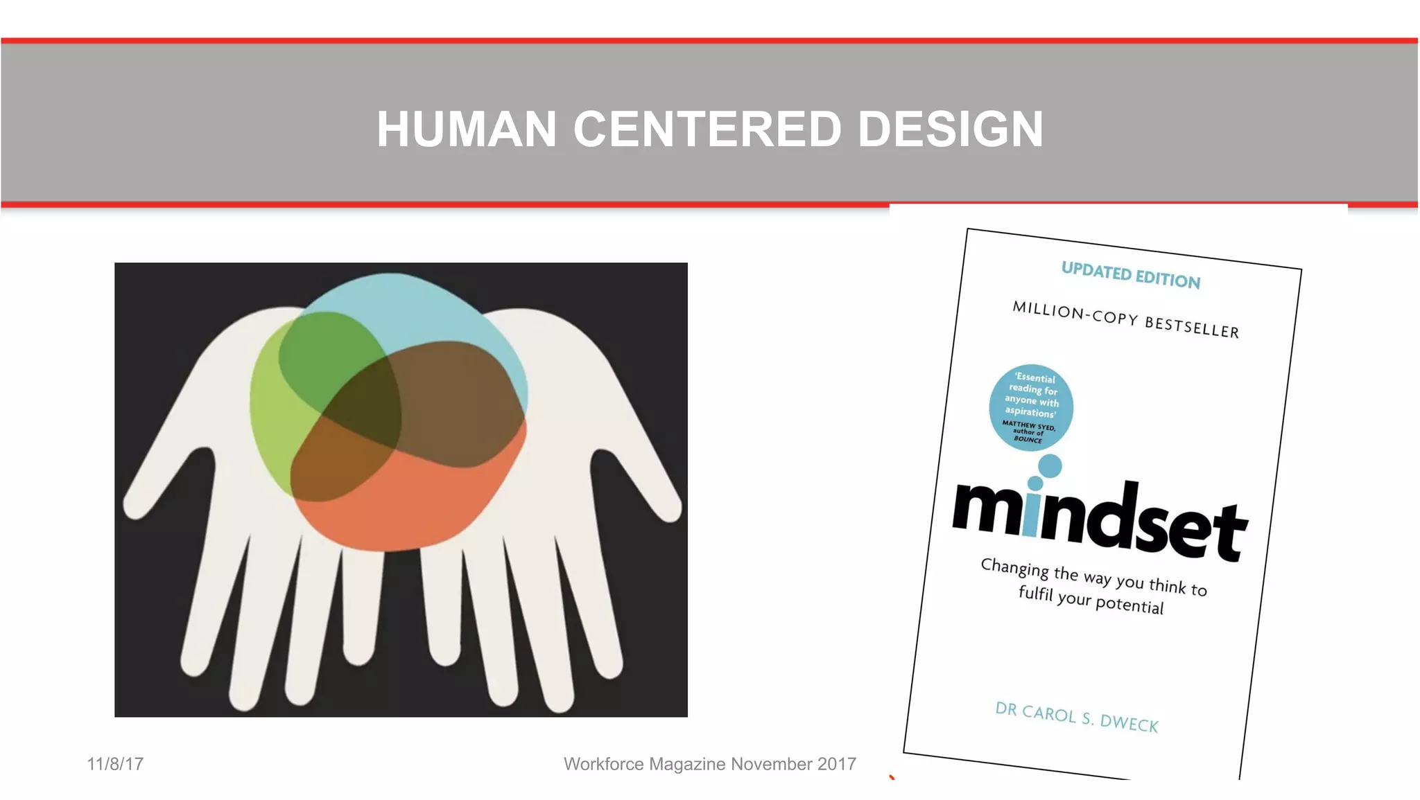 HUMAN CENTERED DESIGN
11/8/17 Workforce Magazine November 2017 25
 