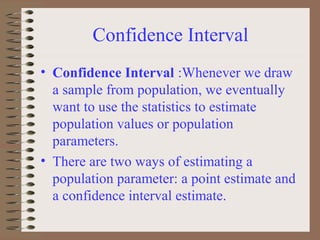Normal & t-test_confidence interval | PPT