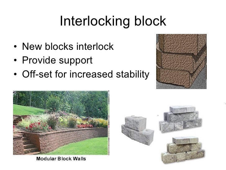 Interlocking retaining wall blocks 24 inch ponmine