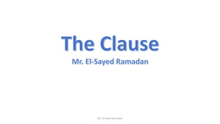 Mr. El-Sayed Ramadan
 
