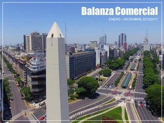 BalanzaComercial
ENERO – DICIEMBRE 2013/2017
 