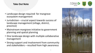 Mangrove management model towards blue carbon initiative