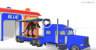  learn dinosaurs sounds and names for children with dinosaur transporter trucks